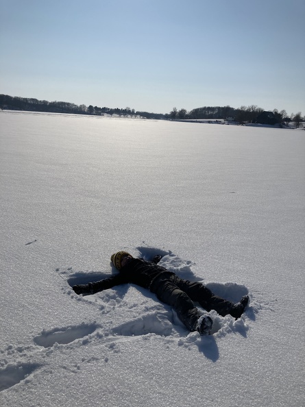 JB Snow Angel in the Middle of the Lake.JPG
